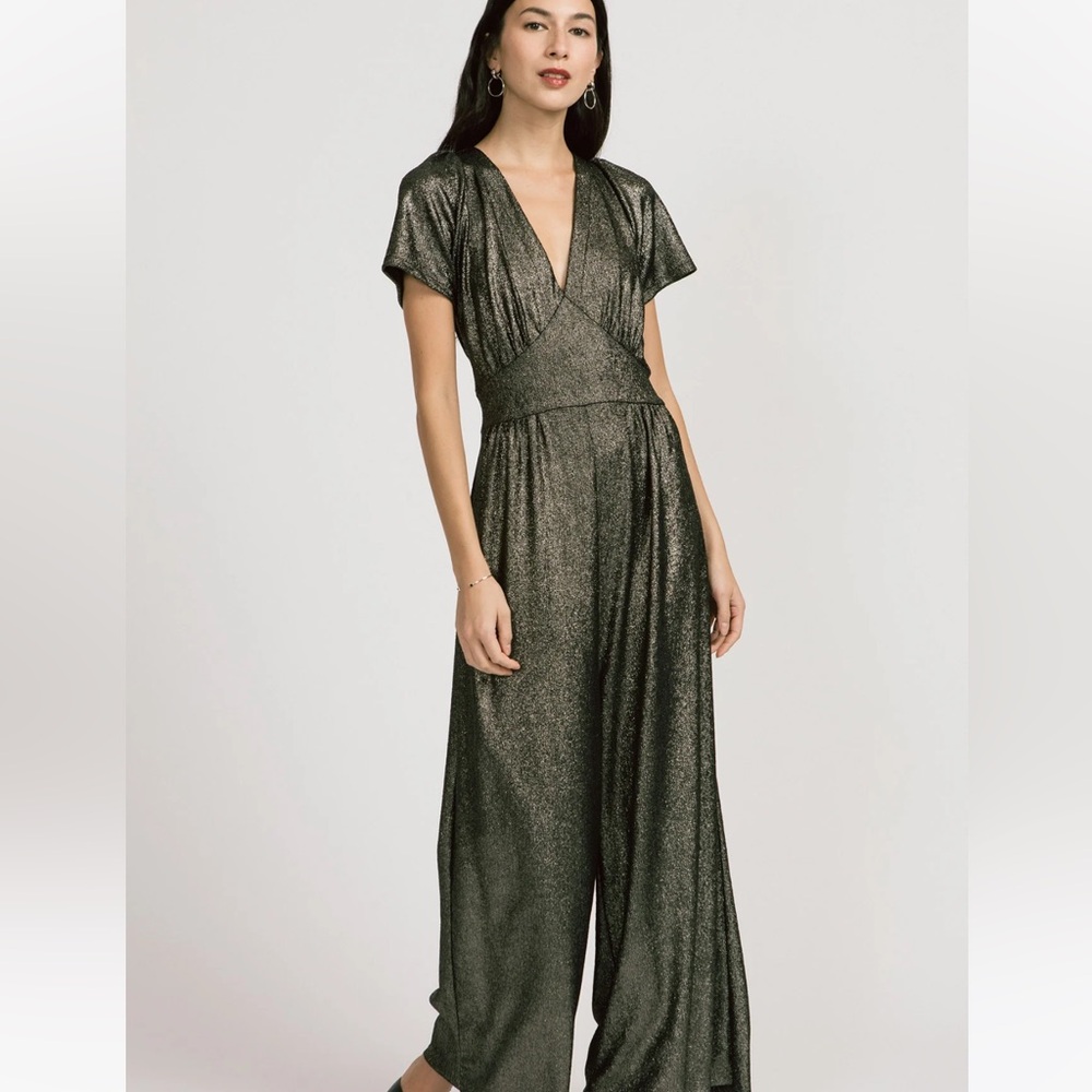 Allison Wonderland metallic spirited jumpsuit